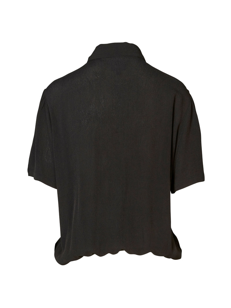 NÜ ULRIKKE shirtblouse Tops en T-shirts Zwart