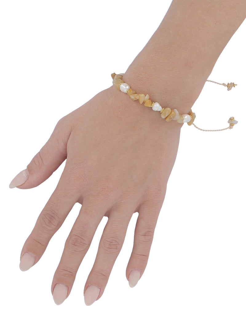 NÜ Uno Armband Accessoires 110 creme mix