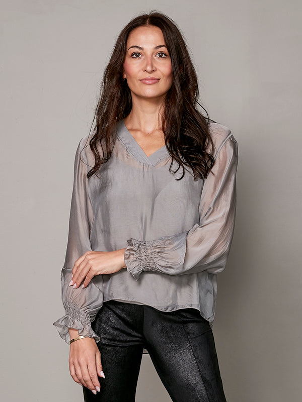 NÜ VANINA blouse Blouses 901 Grey