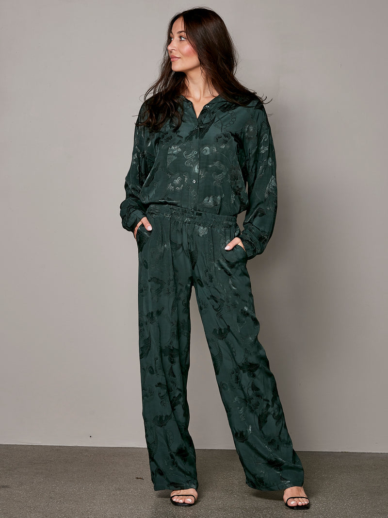 NÜ VAVA broek Broeken 358 Green Absolute