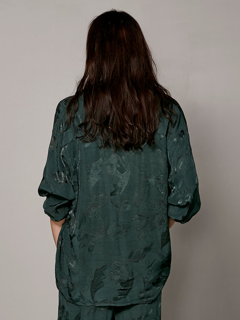 NÜ VAVA shirt Overhemden 358 Green Absolute