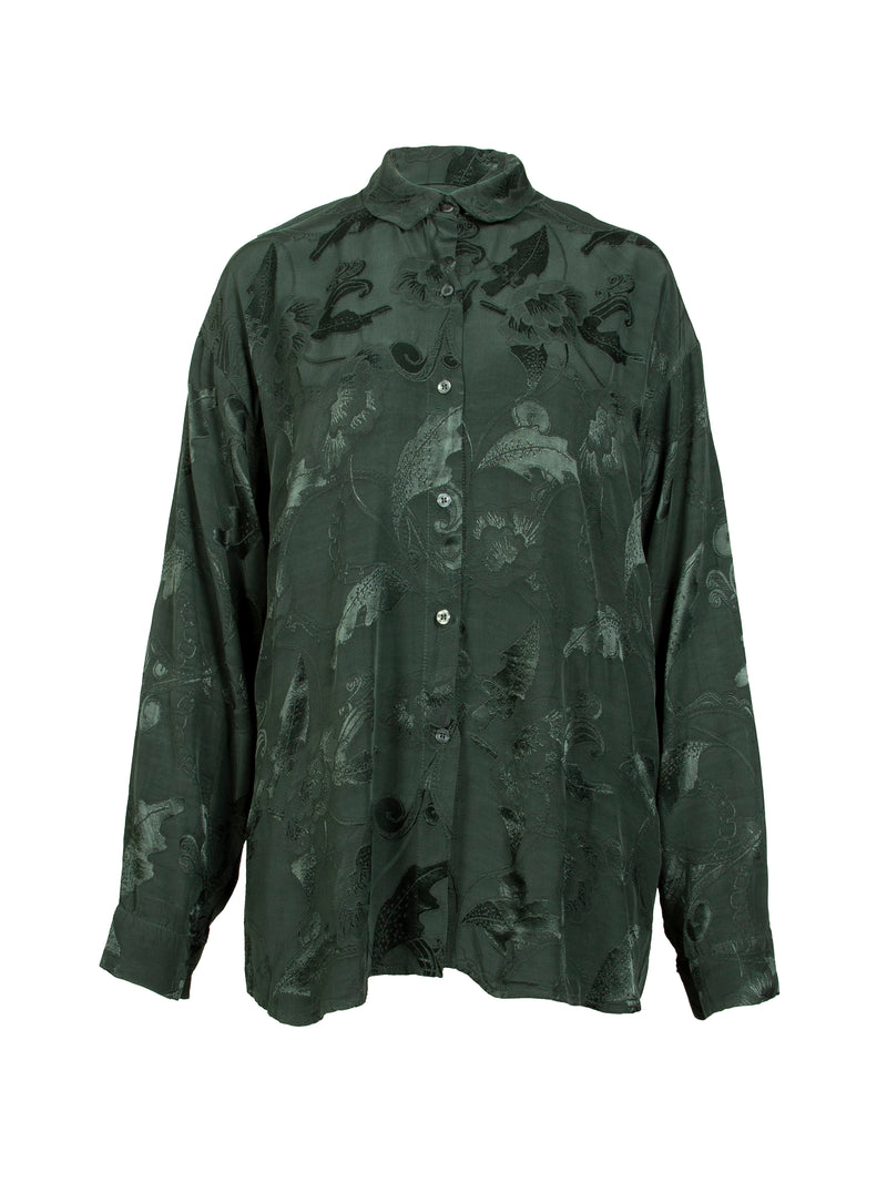 NÜ VAVA shirt Overhemden 358 Green Absolute