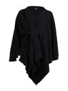 NÜ VIA Poncho Ponchos Zwart