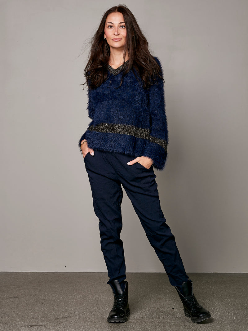 NÜ VILDA broek Broeken 482 Classic Navy