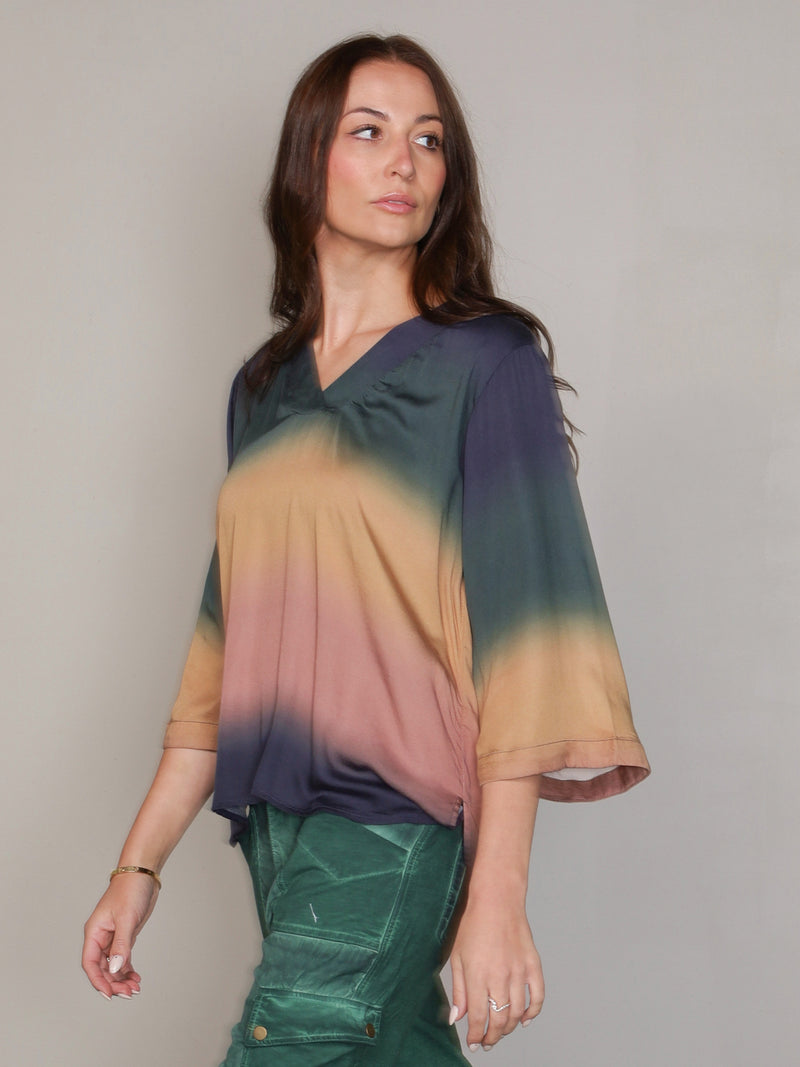 NÜ VILIA bloes Blouses 366 Green Ochre mix