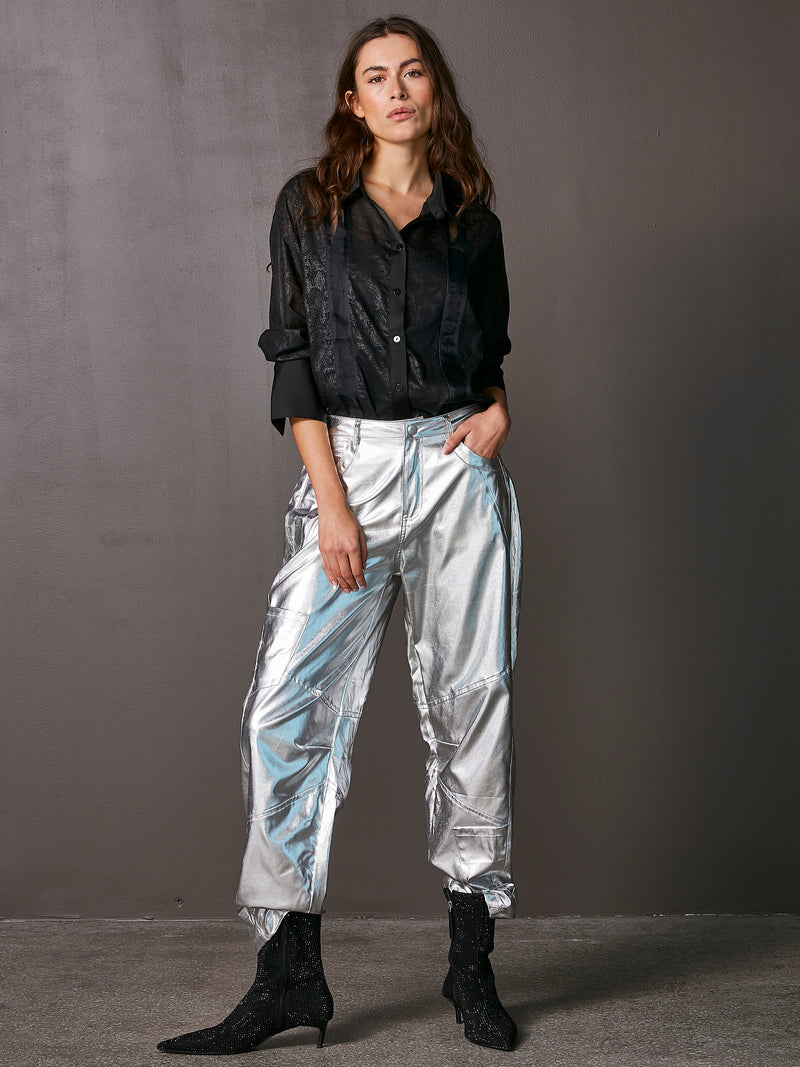 NÜ VIOL broek Broeken 022 Silver