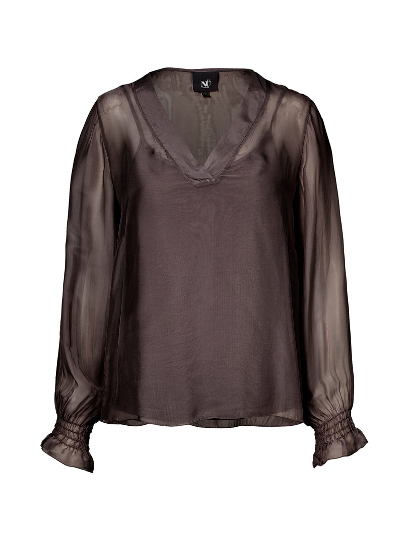 NÜ VANINA blouse Blouses 224 Dark Brown