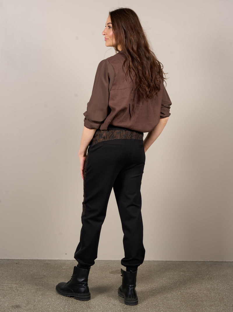 NÜ VESTA broek Broeken 224 Dark Brown