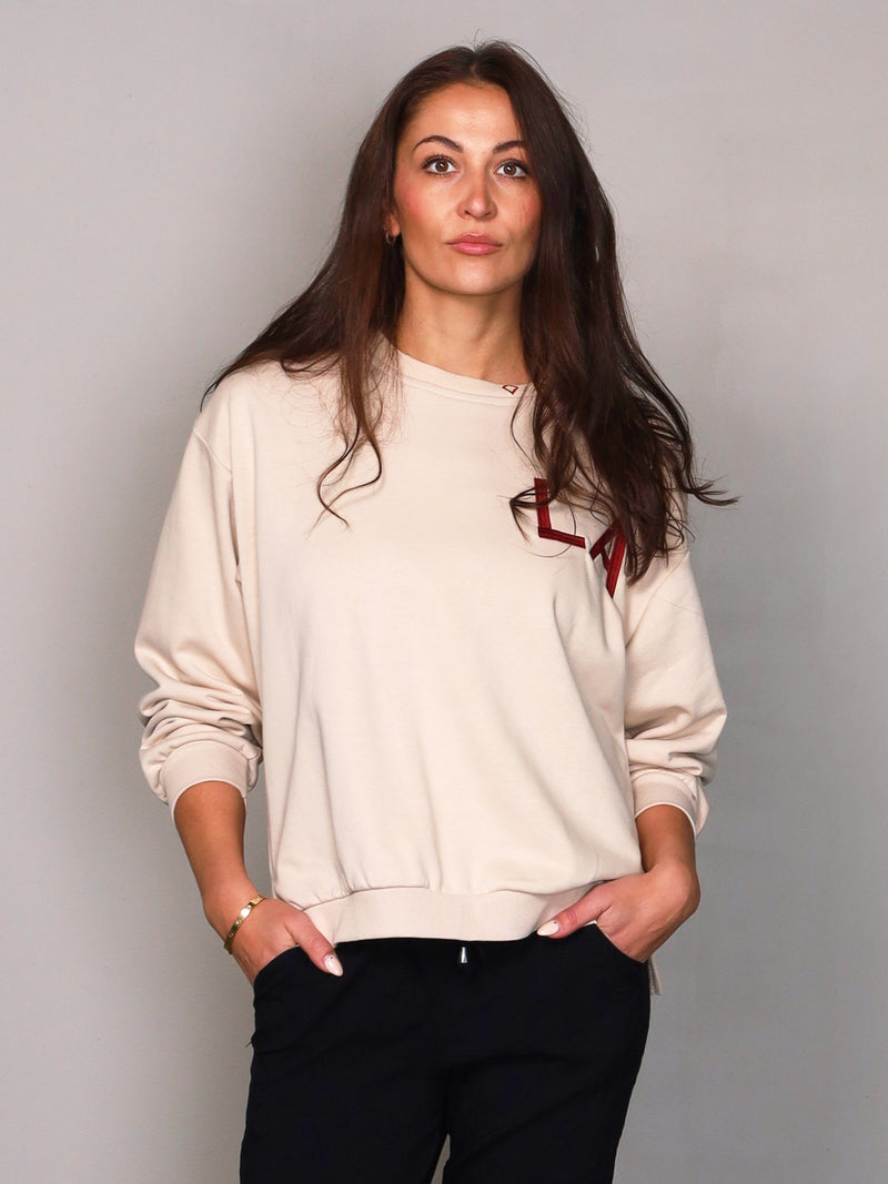 NÜ Vivienne blouse Sweat shirt 127 Beige