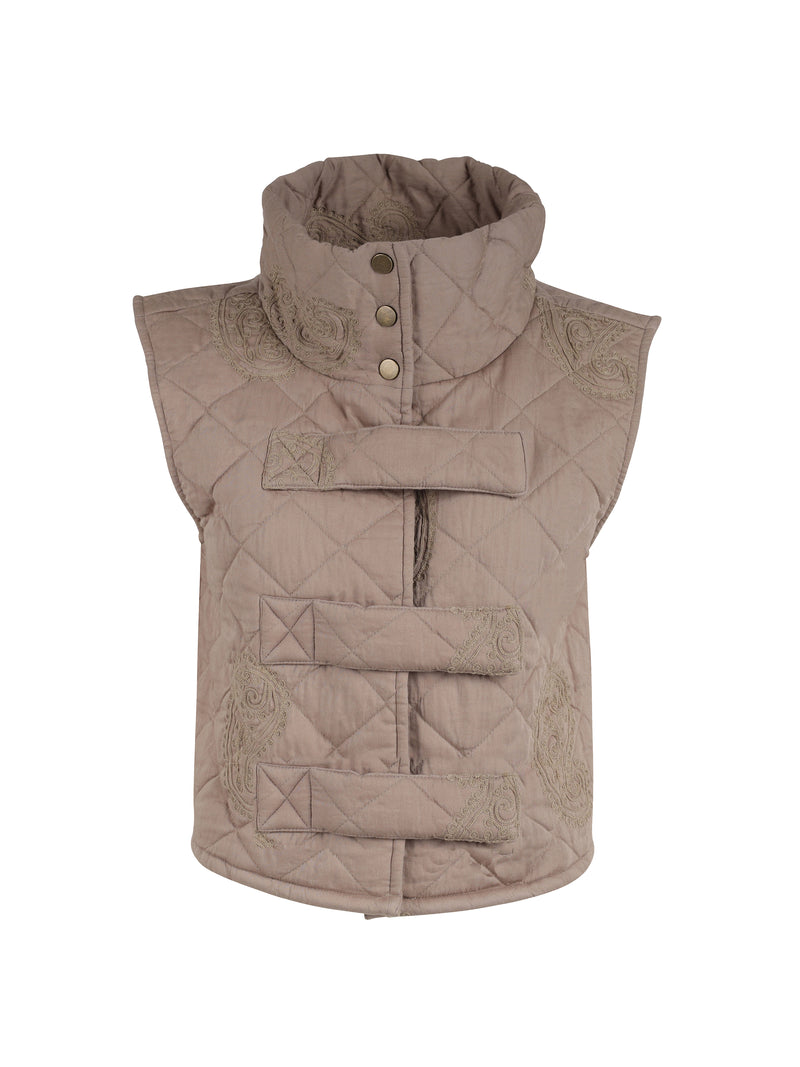 NÜ XELIA vest Vesten 151 Elm wood