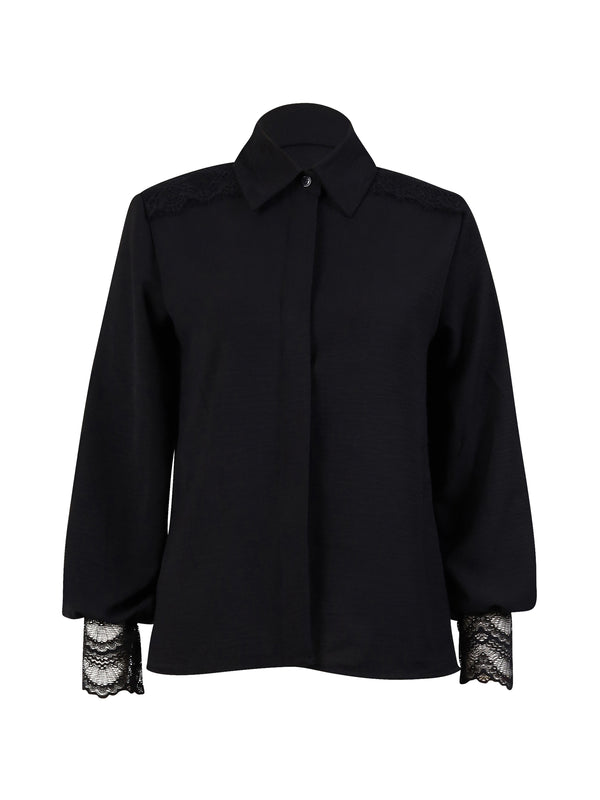 NÜ XEZAL shirt Overhemden Zwart