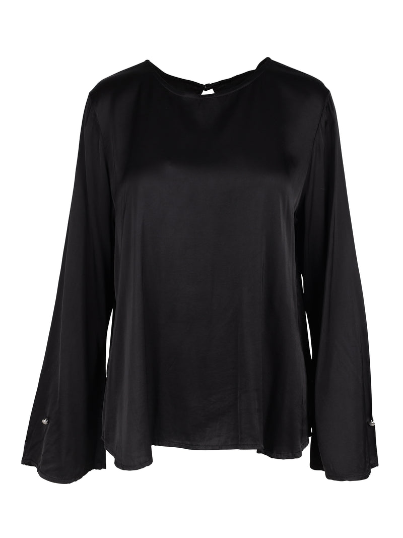 NÜ XIA blouse Blouses Zwart