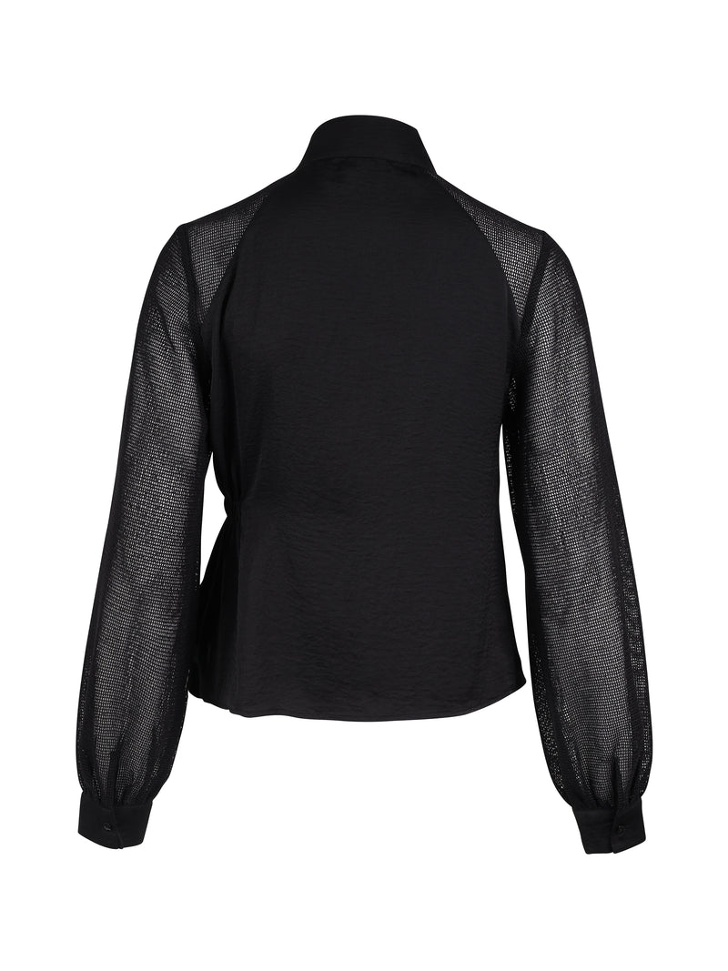 NÜ YALDA shirt Overhemden Zwart