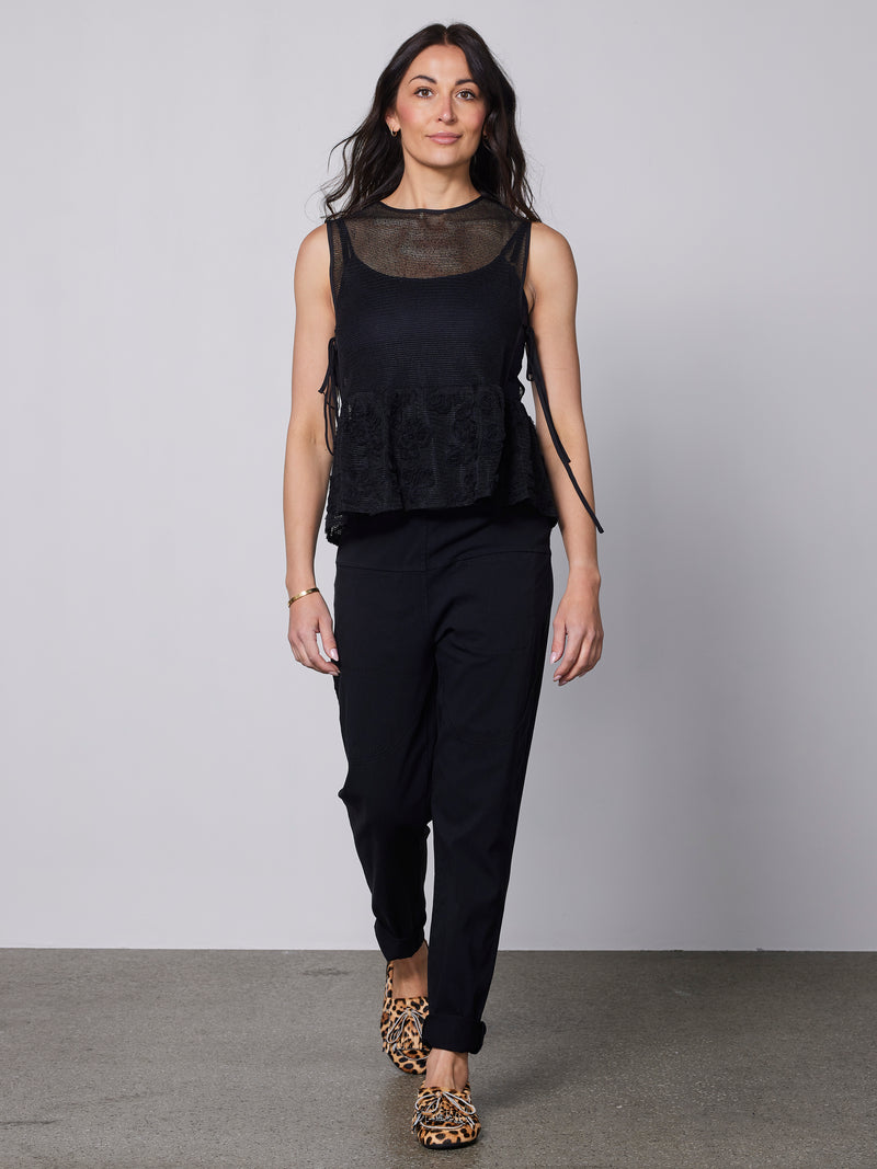 NÜ YALDA top Tops en t-shirts Zwart
