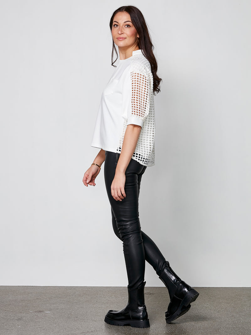 NÜ YARA blouse Tops en t-shirts 110 Creme