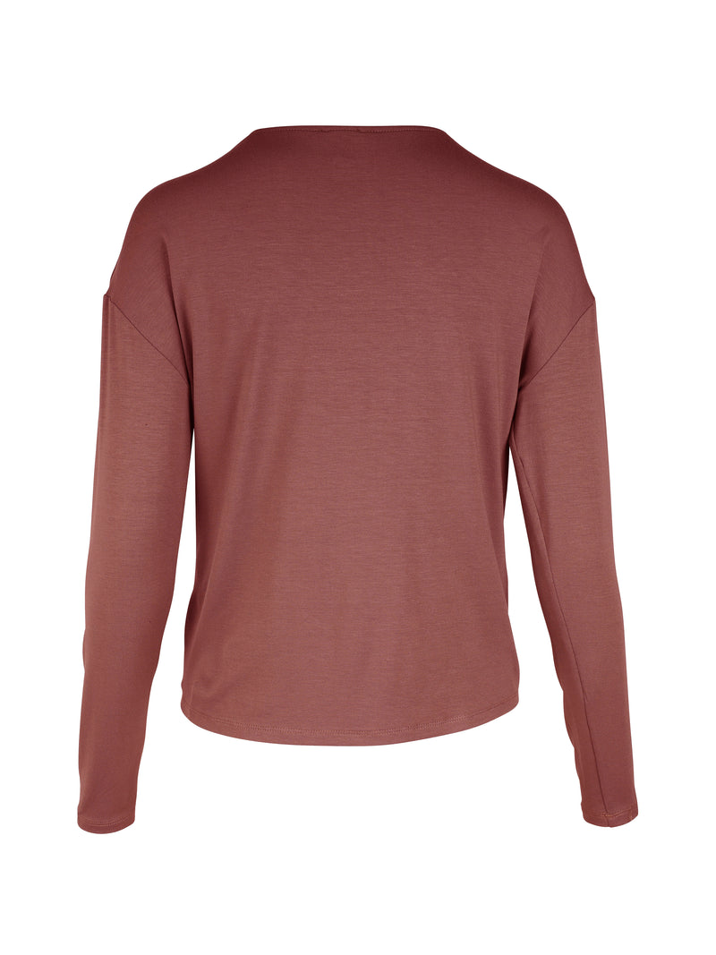 NÜ YASMI longsleeve t-shirt Tops en t-shirts 685 Berry red