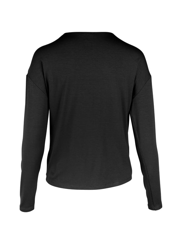 NÜ YASMI longsleeve t-shirt Tops en t-shirts Zwart