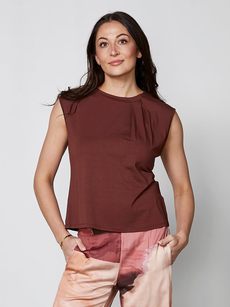 NÜ YASMI top Tops en t-shirts 685 Berry red