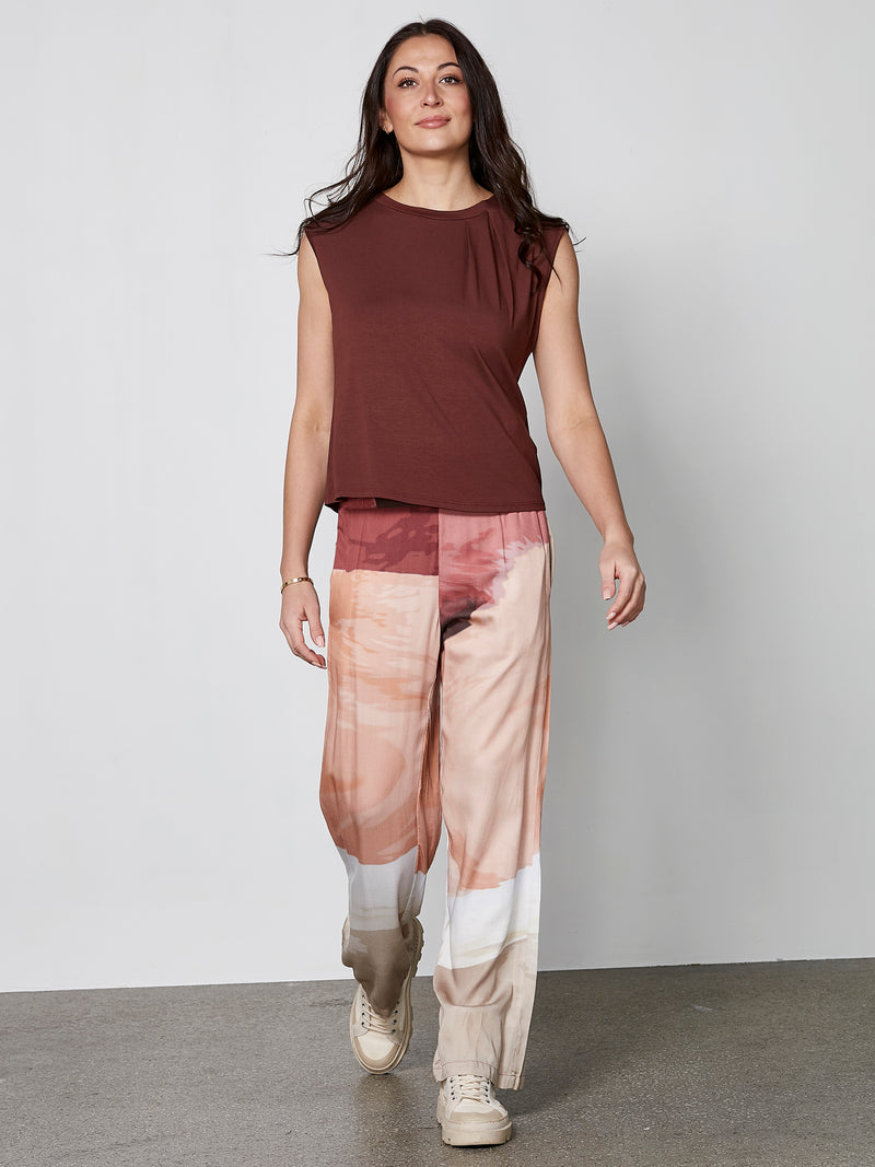 NÜ YASMI top Tops en t-shirts 685 Berry red