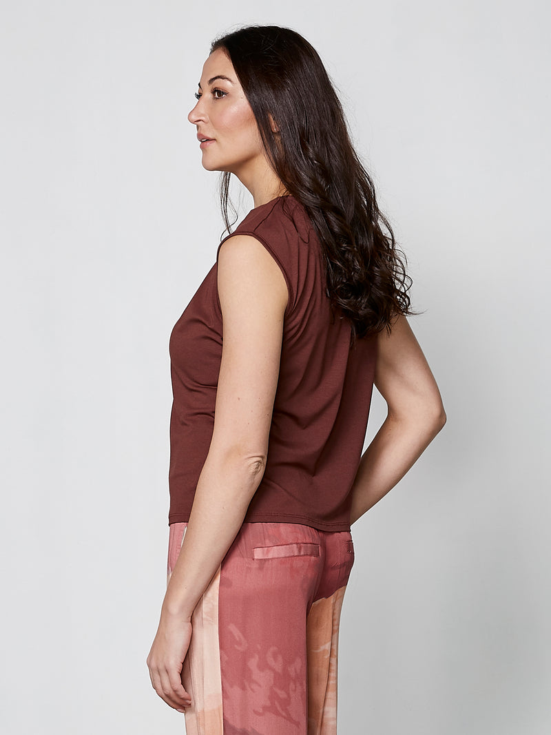 NÜ YASMI top Tops en t-shirts 685 Berry red