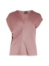 NÜ YASMI v-hals T-shirt Tops en t-shirts 608 Rose