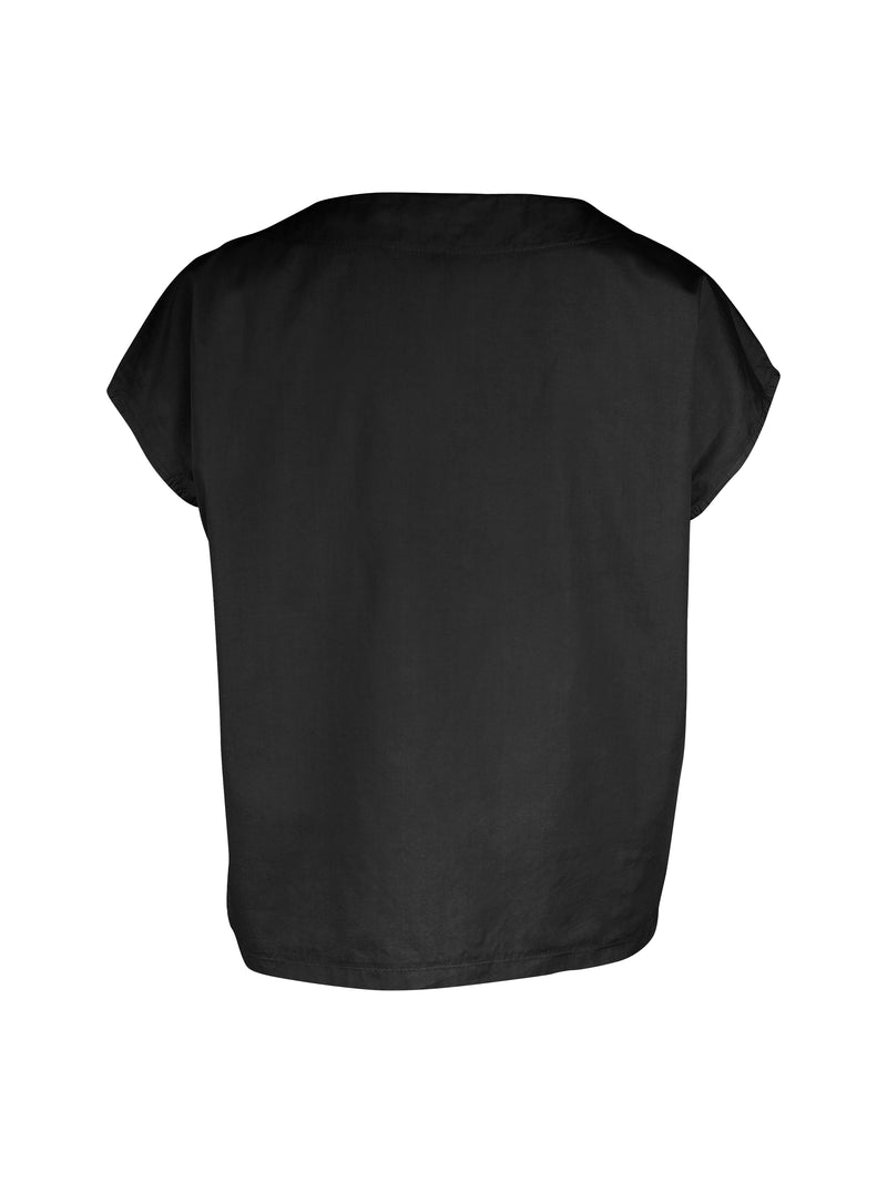 NÜ YELDA T-shirt Tops en t-shirts Zwart