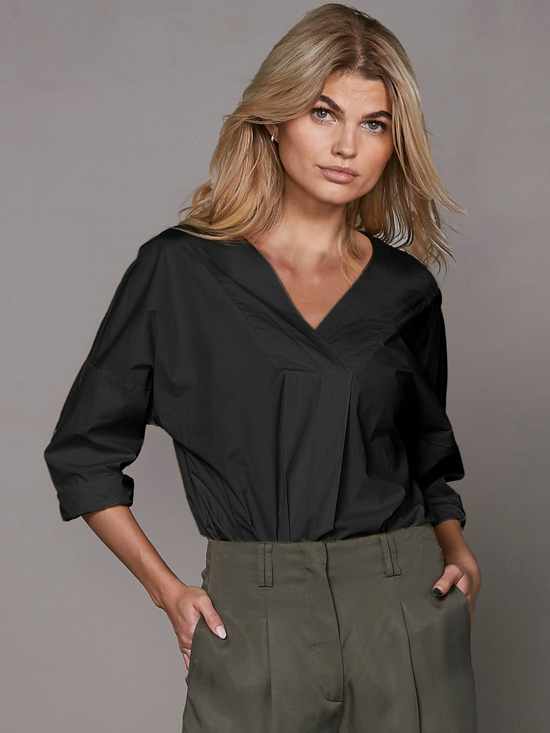 NÜ YELDA blouse Blouses Zwart