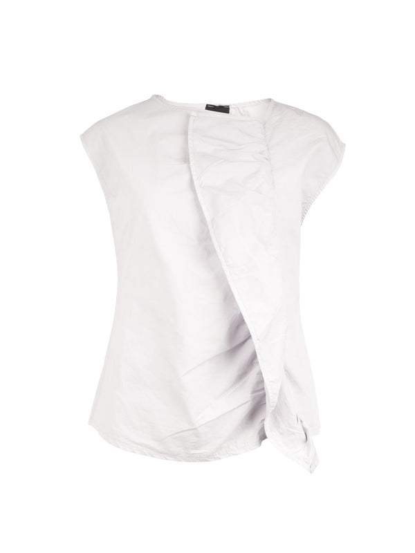 NÜ YELDA gedrapeerde top Blouses 110 Creme