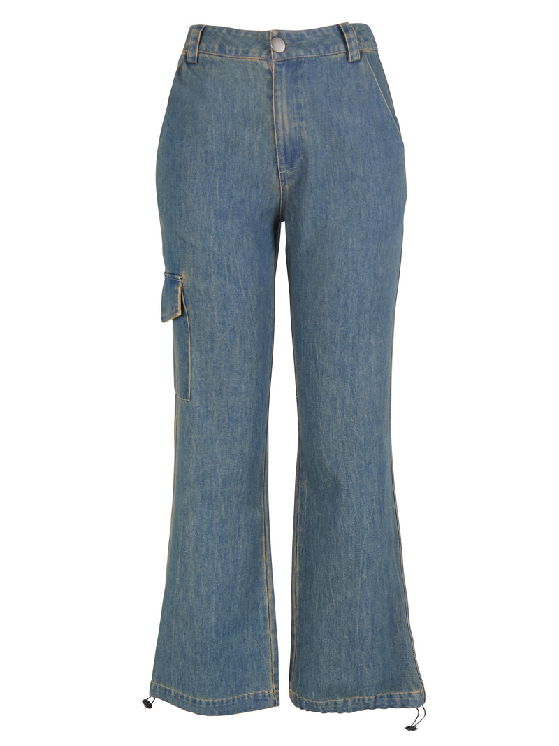 NÜ YENNY broek Broeken 481 Denim blue