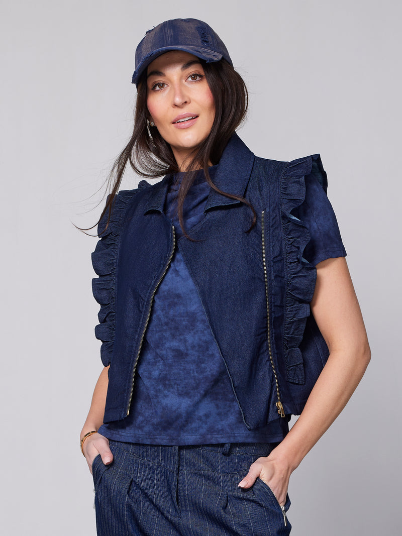 NÜ YET vest Vesten 486 Denim