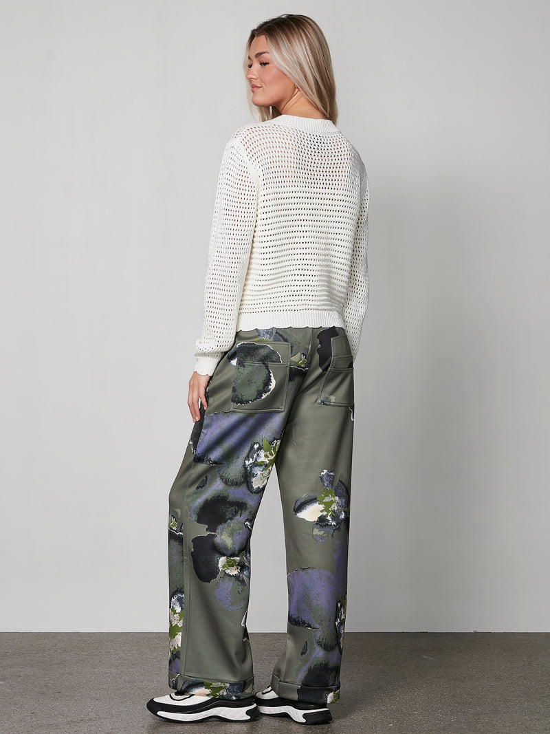 NÜ YOKO broek Broeken 316 Olive Mix