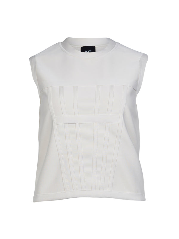 NÜ YONNA gebreide top Blouses 112 Bone