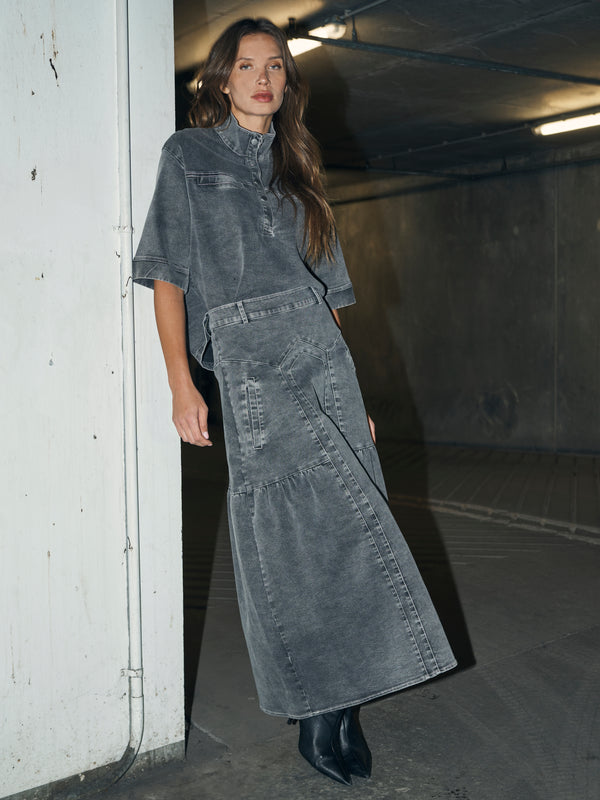 NÜ YUNA Top Tops en t-shirts 901 Grey mix