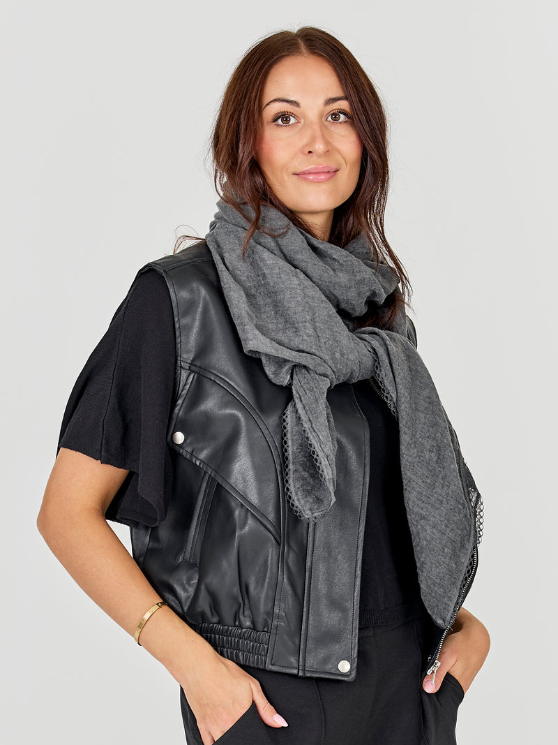NÜ ZALA sjaal Sjaals 901 Grey mix
