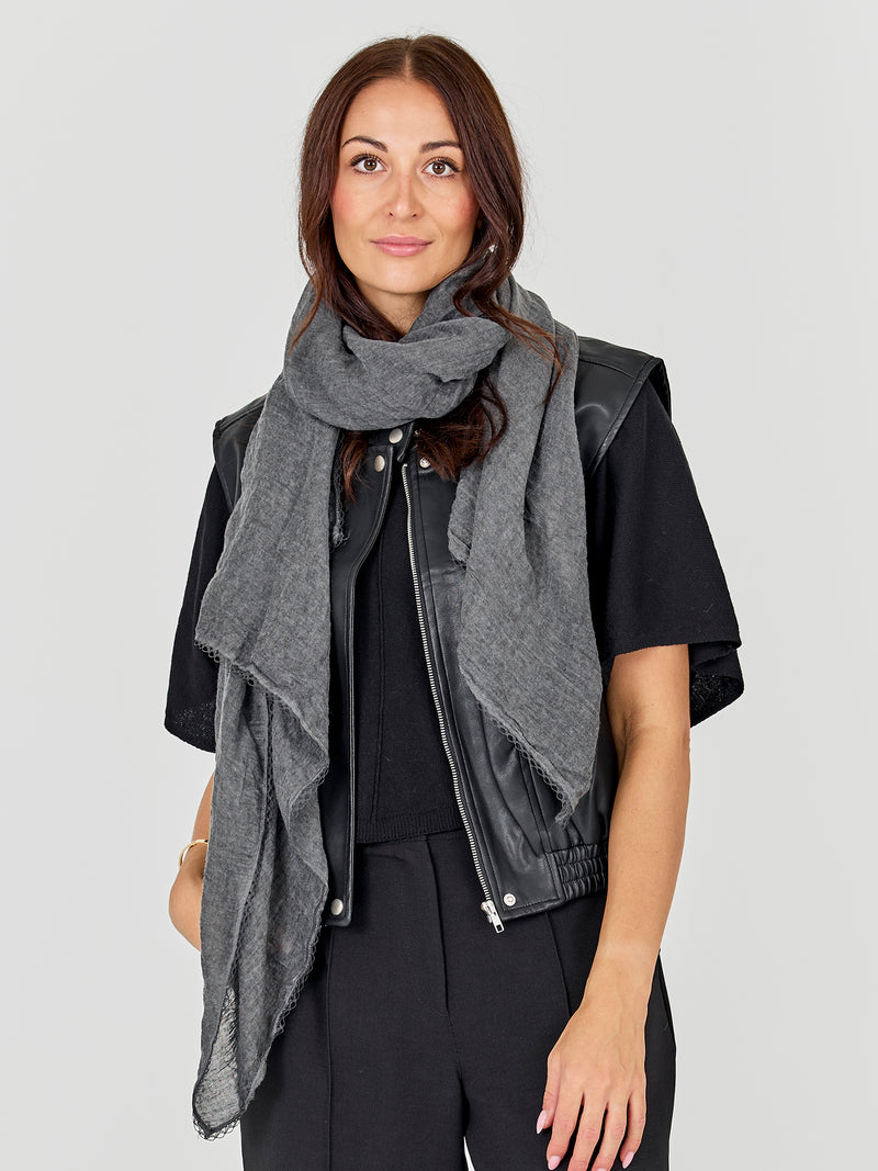 NÜ ZALA sjaal Sjaals 901 Grey mix