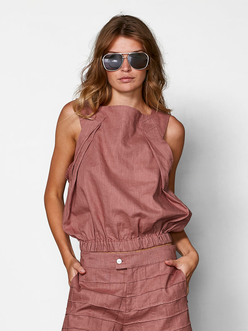 NÜ ZARAH top Tops en t-shirts 658 Terracotta