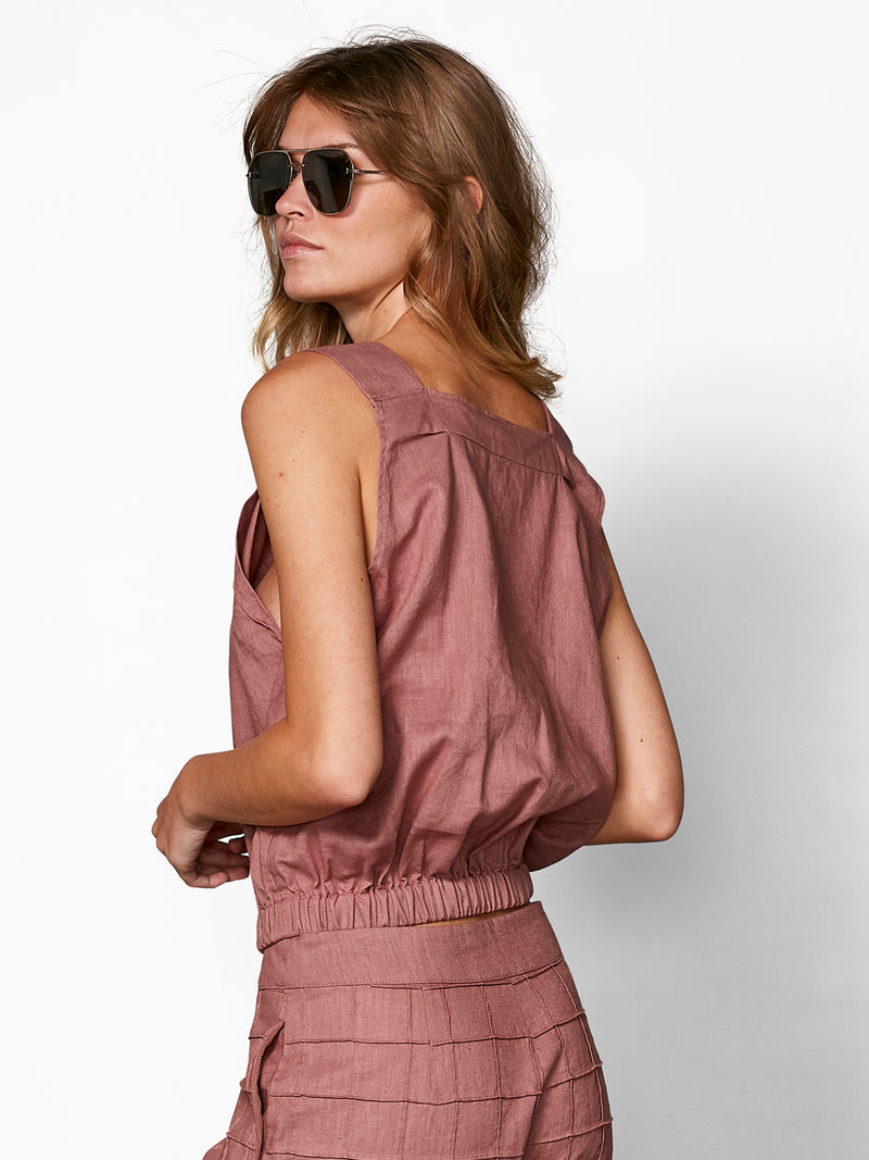 NÜ ZARAH top Tops en t-shirts 658 Terracotta