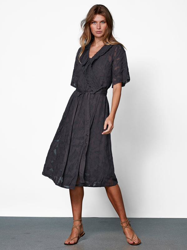 NÜ ZAYA jurk Jurken 987 dark grey
