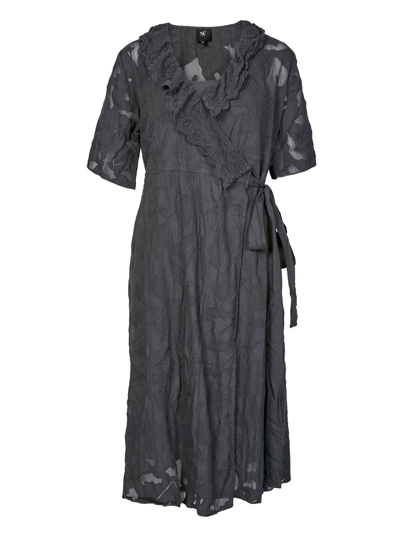 NÜ ZAYA jurk Jurken 987 dark grey