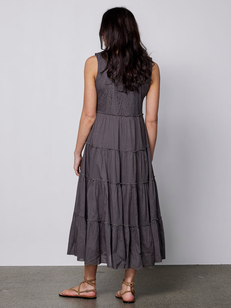 NÜ ZELMA jurk Jurken 987 dark grey