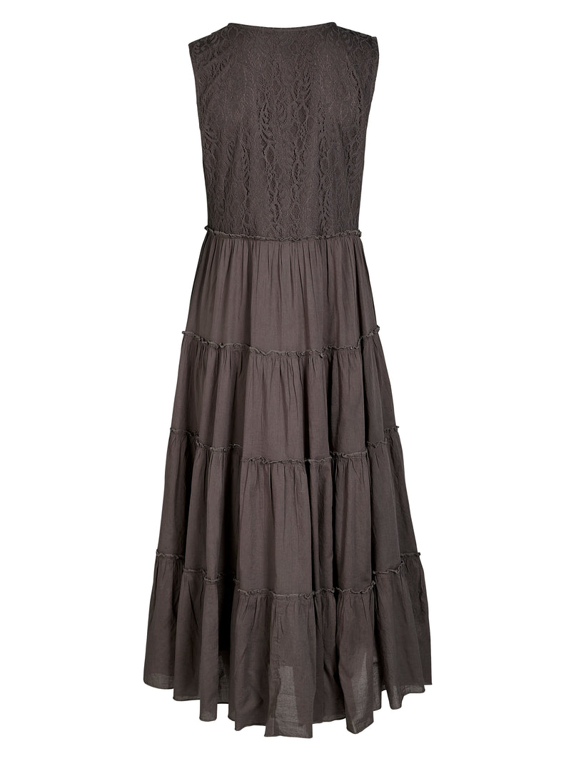 NÜ ZELMA jurk Jurken 987 dark grey