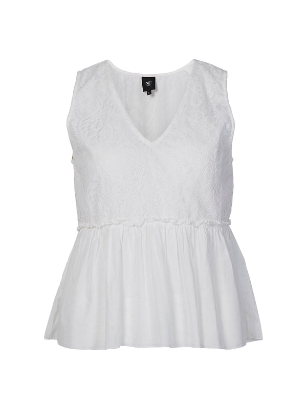 NÜ ZELMA top Tops en t-shirts 110 Creme