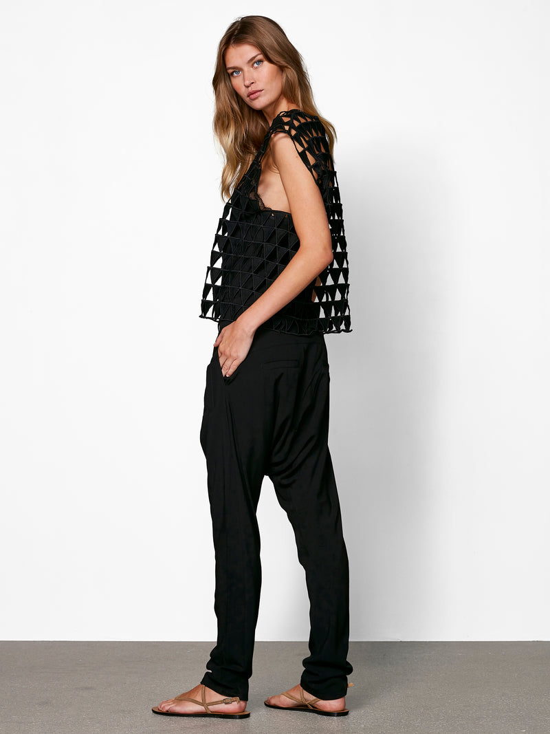 NÜ ZENA top Tops en t-shirts Zwart
