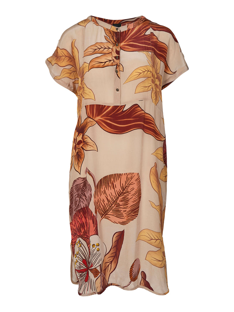 NÜ ZENTA tuniek Jurken 658 Terracotta Mix
