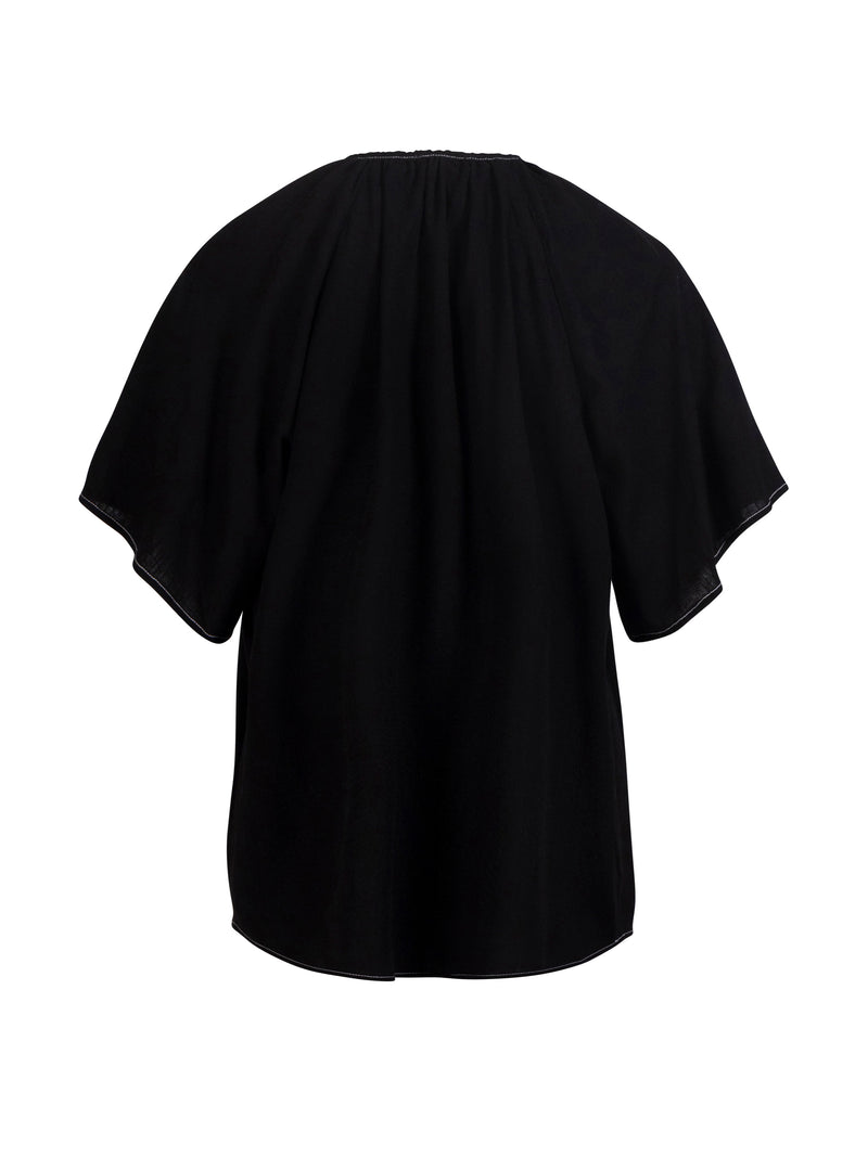 NÜ ZITA bloes Blouses Zwart