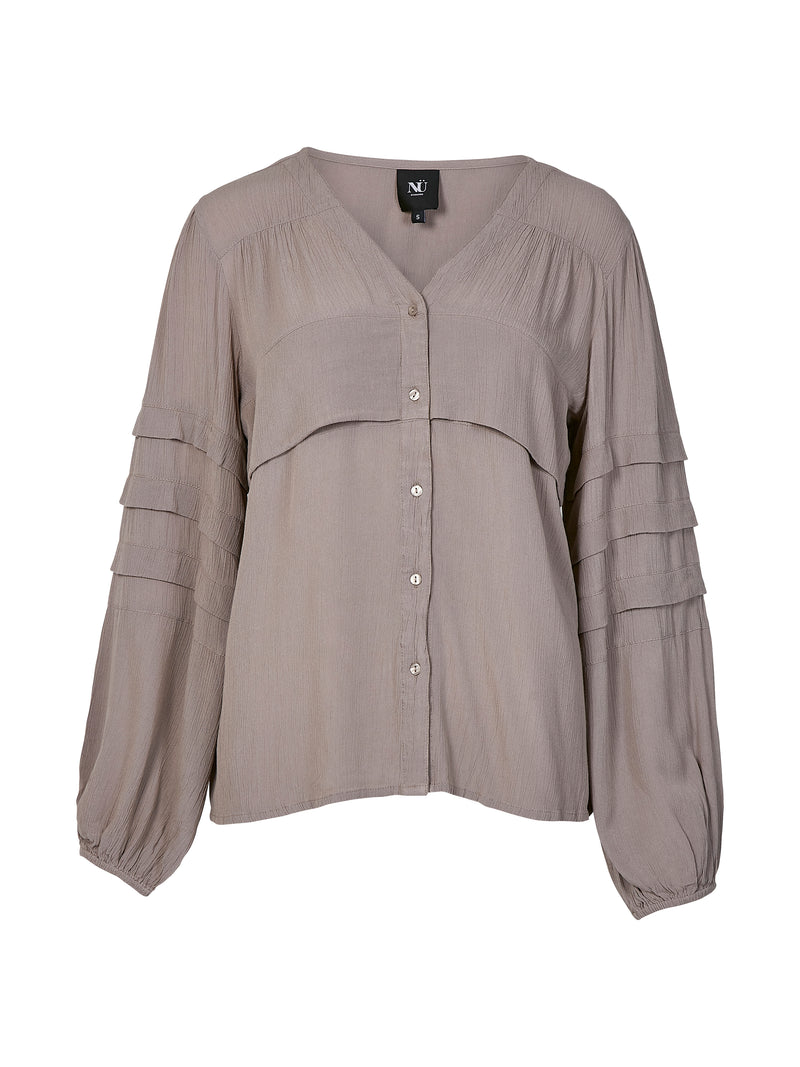 NÜ ZURI shirt Overhemden 130 sand
