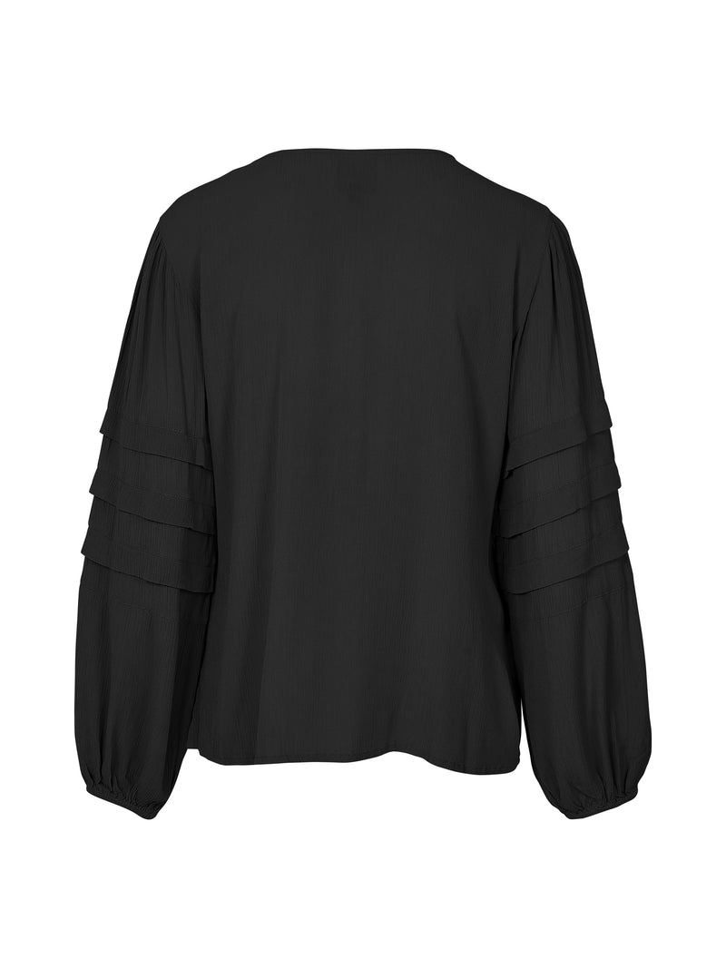 NÜ ZURI shirt Overhemden Zwart